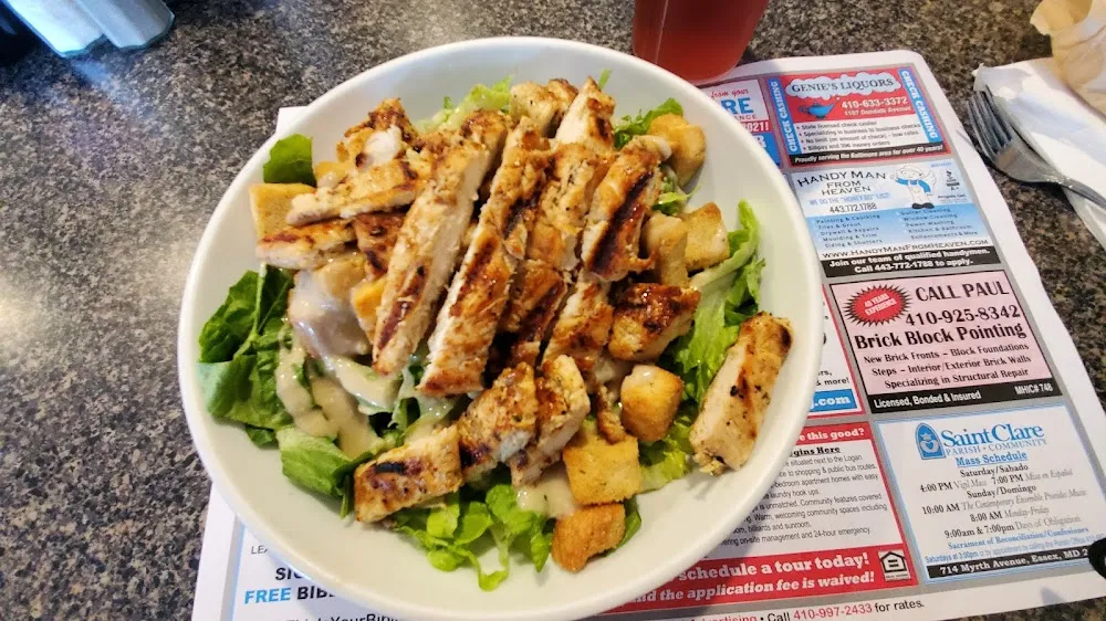 Grilled Chicken Caesar Salad